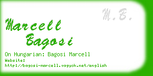 marcell bagosi business card